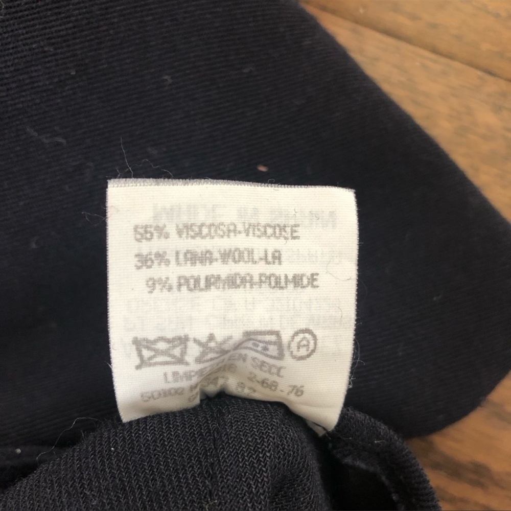 Adolfo Dominguez wool blazer Navy sz 6 - Picture 13 of 13
